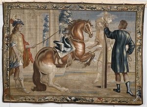 William Cavendish met een Paard, ca. 1660 door Abraham Jansz. van after Diepenbeeck