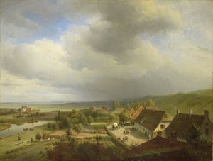 Heuvelachtig landschap bij Wageningen