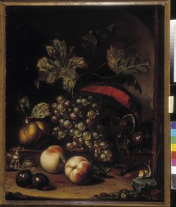 Stilleven van Fruit en Dieren