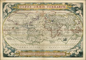 Abraham Ortelius Orbis Terrarum UitgaveAntwerpen 1572