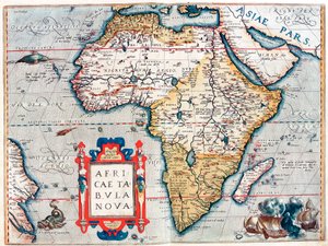 Beschrijving van het Afrikaanse continent door Abraham Ortelius