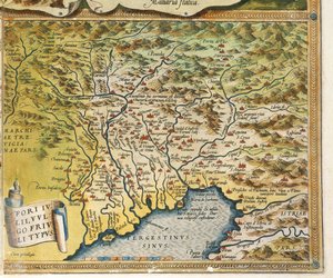 Kaart van Friuli Venezia Giulia, uit Theatrum Orbis Terrarum door Abraham Ortelius door Abraham Ortelius