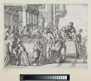 Gezicht op Ouderkerk aan den IJssel, 1620 door Abraham Rademaker