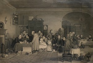 De Huurdag door Abraham Raimbach