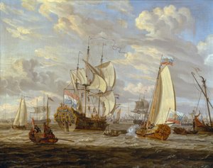 Peter de Grote Bezichtigt het Schip Peter en Paul