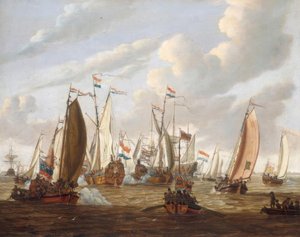Peter de Grote wordt ontvangen door de Nederlands-Oost-Indische Compagnie