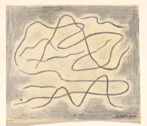 Ritmische Lijnen: Dans Abstractie door Abraham Walkowitz