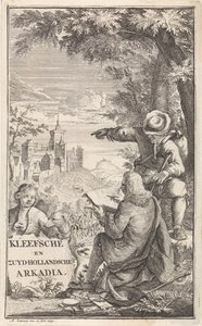 Reiziger tekent de stad Kleef