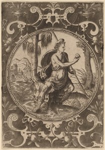 Parijs met de appel door Abraham de Bruyn