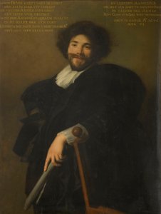 Portret van Simon de Vos 1603-1676 door Abraham de Vries
