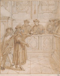 Dokter Ezel (Een Satire op de Wet) door Abraham van Diepenbeeck
