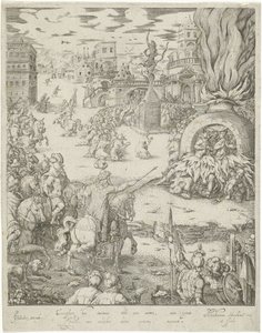 Shadrach, Meshach en Abednego in de vurige oven