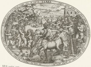 Triomftocht van Bacchus en Silenus: het element aarde