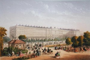 Hyde Park Gardens, ca. 1862 door Achille Louis Martinet