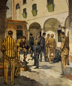 Civiele hervormingen: afschaffing van kettingen in Italiaanse gevangenissen door Achille Beltrame
