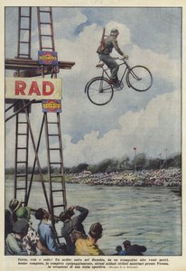 Rennen, vliegen en duiken! door Achille Beltrame
