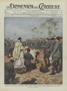 Episodes van het oorlogsleven in Tripolitanië, officieren en soldaten bijwonen in de versterkte posten ?