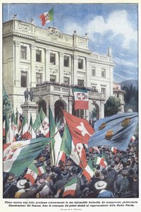 Fiume verklaart opnieuw plechtig zijn ontembare Italiaansheid