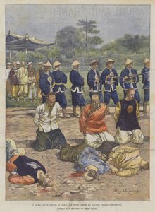 De Ernstige Gebeurtenissen in China, De Fusillade van Enkele Bekeerde Chinezen