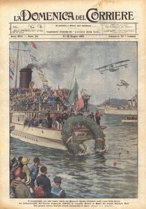 De ontroerende ceremonie bij het ideale graf van de Onbekende Zeeman, gevierd in de wateren van La Spezia