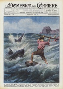 De moed van een Balilla door Achille Beltrame