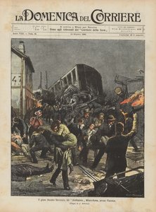 Het ernstige treinongeluk van de rechtstreekse trein Milaan-Rome, nabij Piacenza