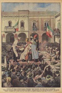 De terugkeer naar de vrolijke lokale tradities door Achille Beltrame