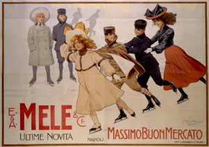 Jonge schaatsers / Affiche 1902