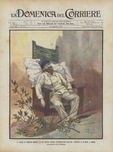 De dood van Domenico Morelli, de grootste hedendaagse Italiaanse kunstenaar, op 13 december, in Napels