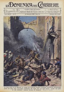 De strijd in de straten van Madrid