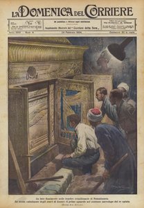 Het licht eindelijk in de drieduizendjarige duisternis van Toetanchamon door Achille Beltrame