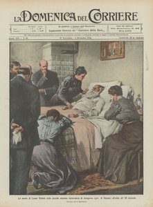 De dood van Leo Tolstoj op het kleine treinstation van Astapowo (gouvernement Rjazan) bij zonsopgang op de 20e