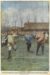 De sportvereniging van de Dikke, een interessante bijeenkomst gehouden in Vigevano (Pavia)