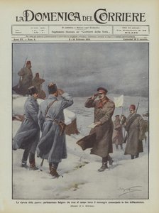 De hervatting van de oorlog, Bulgaarse parlementariër die het Turkse kamp de boodschap brengt