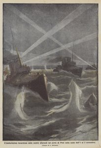 De gedurfde aanval van onze torpedoboten in de haven van Pola in de nacht van 1 op 2 november