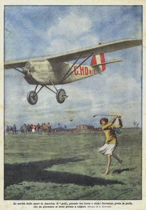 De nieuwigheden van de sport in Amerika door Achille Beltrame