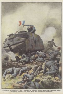 De heldhaftigheid van een tankbestuurder in Frankrijk