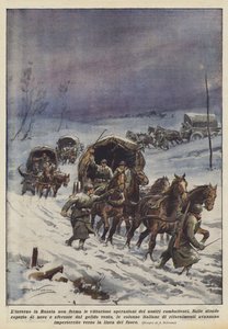 De winter in Rusland stopt de succesvolle operaties van onze strijders niet