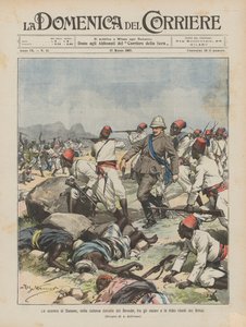 Het gevecht van Danane, in de Italiaanse kolonie Benadir, tussen de askari