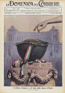 Het liefdes- en geloofsoffer van de vrouwen van Italië