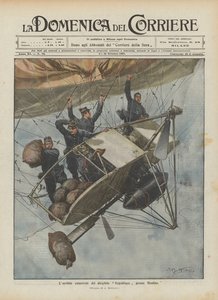 De verschrikkelijke ramp van het luchtschip République bij Moulins