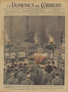 In de Basiliek van Santa Maria degli Angeli, in Rome, de Soevereinen, de Prinsen van het Huis van Savoye, de Duce ?