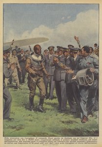In de stratosfeer met het vliegtuig door Achille Beltrame