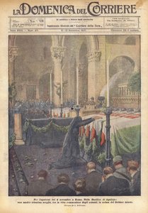 Voor de apotheose van 4 november in Rome