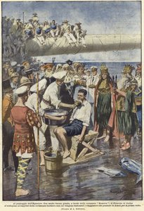 De Passage van de Evenaar door Achille Beltrame