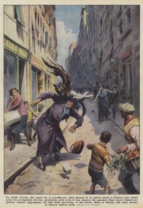 Een levende meteoor door Achille Beltrame