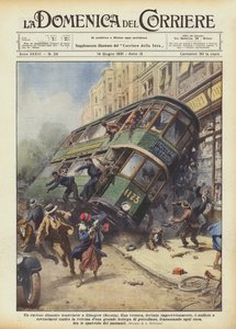 Een merkwaardig tramongeluk in Glasgow (Schotland)