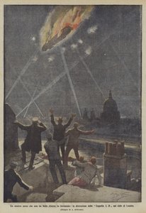 Een luchtmonster dat niet terugkeerde naar Duitsland, de vernietiging van de Zeppelin L 31 in de lucht boven Londen