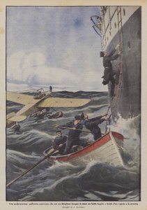Zeer modern leven, Amerikaanse politieagent achtervolgt een dief op zee met een watervliegtuig