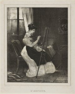 De Kunstenaar door Achille Devéria